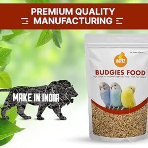 BOLTZ All Life Stages Bird Food for Budgies - Mix Seeds, Medium, 1200 g