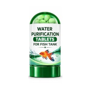 Aquarium Water Purification Tablets | Fish Tank Water Treatment for Clear Water & Odor Control | Aquarium Cleaning Solution for Fresh & Healthy Tank (Pack of 1)